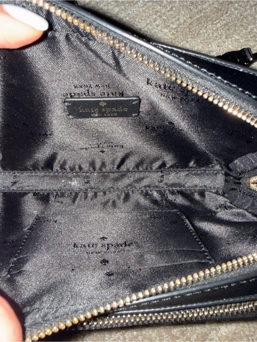 kate spade Black Saffiano Crossbody Bag - Picture 4 of 6